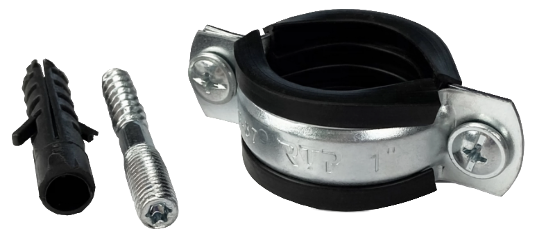 ХОМУТ МЕТАЛЛИЧЕСКИЙ 1"(32-37мм) М8 ХОММЕТ/VALFEX(32-36)
