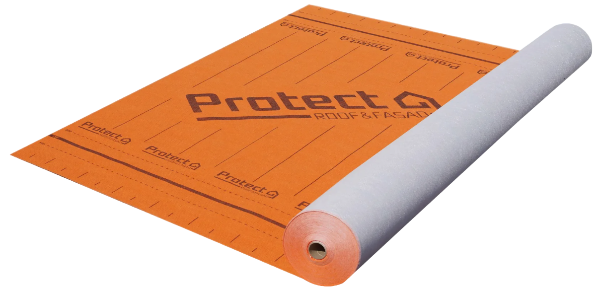 Супердиффузионная мембрана "PROTECT TOP 150" усиленная, плотность 150 г/м2, 1,5 м х 46,67 пог.м. - 7