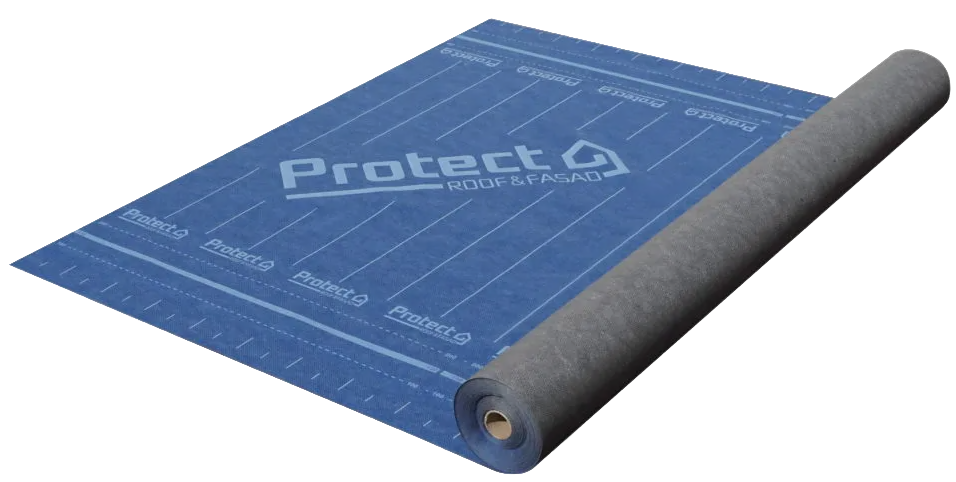 Супердиффузионная мембрана "PROTECT ULTRA 75", плотность 75 г/м2, 1,5 м х 46,67 пог.м. - 70 м2