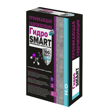 Проникающая гидроизоляция "Гидро SMART", 25 кг.