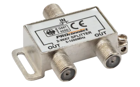 Proconnect splitter (делитель) на 2TV 5-1000MHz, 05-6021