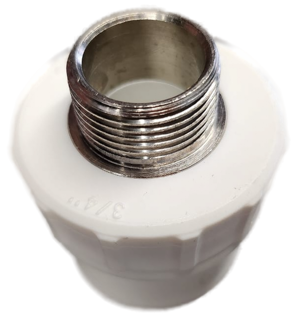 ПАТРУБОК GF+ HAKAN PPR НР 32х3/4" БЕЛЫЙ (100)