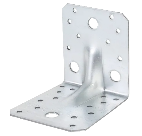 Крепёжный уголок усиленный KUU (равносторонний), толщина 2 мм., 105 х 105 х 90