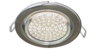 Ecola GX53 H4 св-к  Хром (кратно 10!) 38x106 FC5310ECB