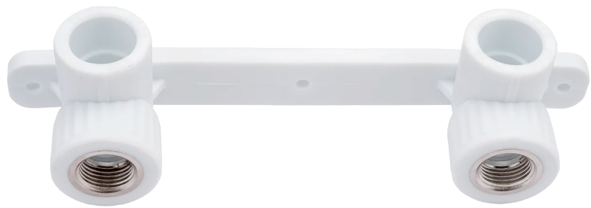 ПЛАНКА ДЛЯ СМЕСИТЕЛЯ С НР VIGRO PPR 25Х1/2" БЕЛЫЙ