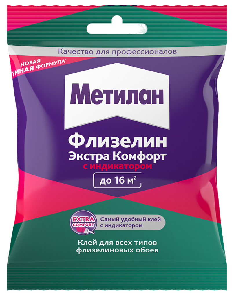 КЛЕЙ ОБОЙНЫЙ МЕТИЛАН ФЛИЗЕЛИН ЭКСТРА КОМФОРТ 150 Г (1/24)  ХЕНКЕЛЬ