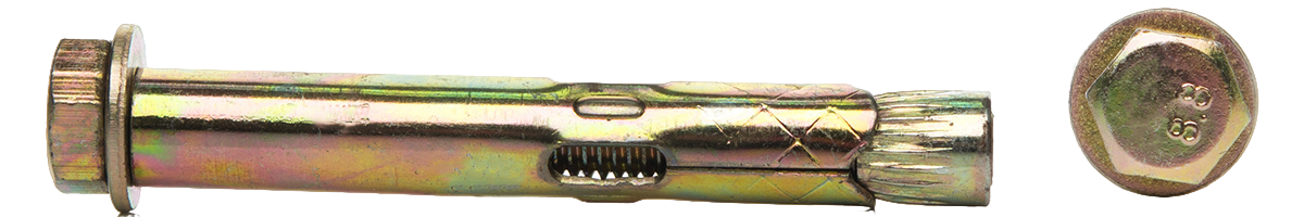 Анкерный болт с шестигранной головкой, Ø12 мм. х L - 120 мм.