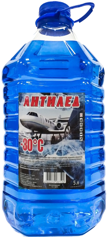Жидкость "АнтиЛёд / Snow ice" до -30С°, 5 л.  