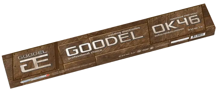 Электроды "GOODEL ОК - 46", Ø4 мм. х L - 45 см. (в упаковке 3 кг.)