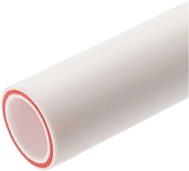 ТРУБА АРМ, СТЕКЛ.ф32х5.4 мм PN25 VALFEX белая (60)