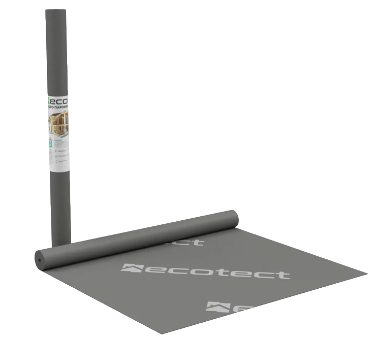 Гидро-пароизоляционная плёнка ECOtect D, 1,5 м. х 23,34 пог.м. - 35 м2