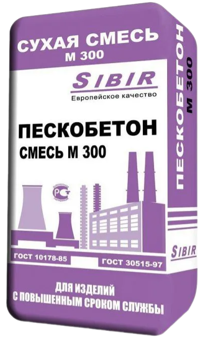 М-300 Пескобетон 25кг SIBIR /60