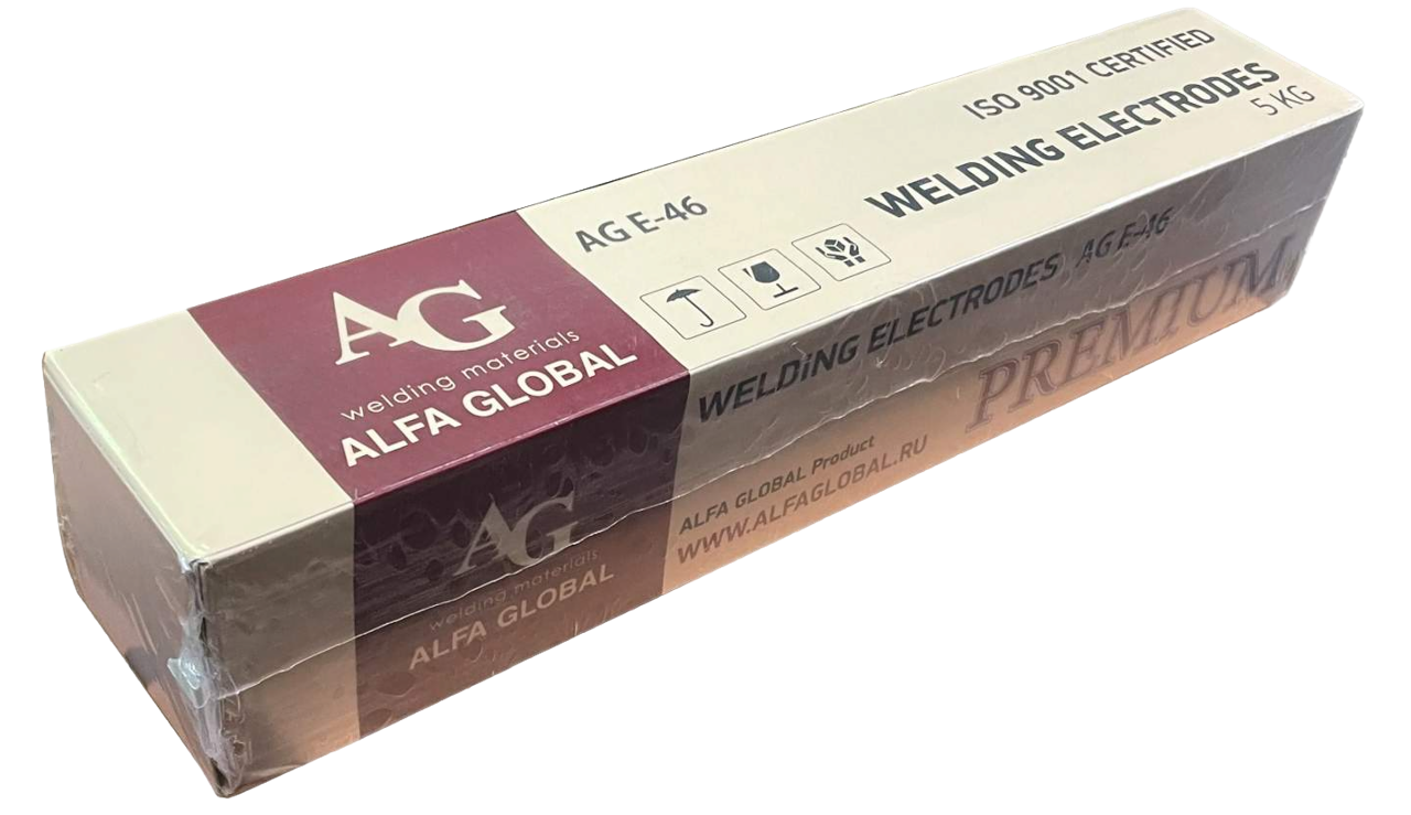 Электроды "PREMIUM AG Е - 46", Ø3,2 мм. х L - 35 см. (в упаковке 5 кг.)