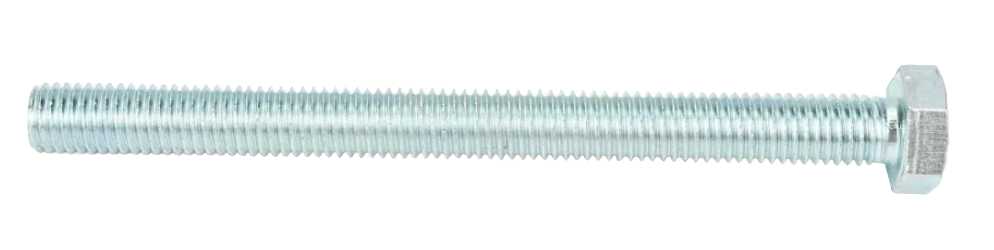 Болт М12, Ø12 мм. х L – 140 мм., уп. 25 кг. черный неполная резьба (DIN933)