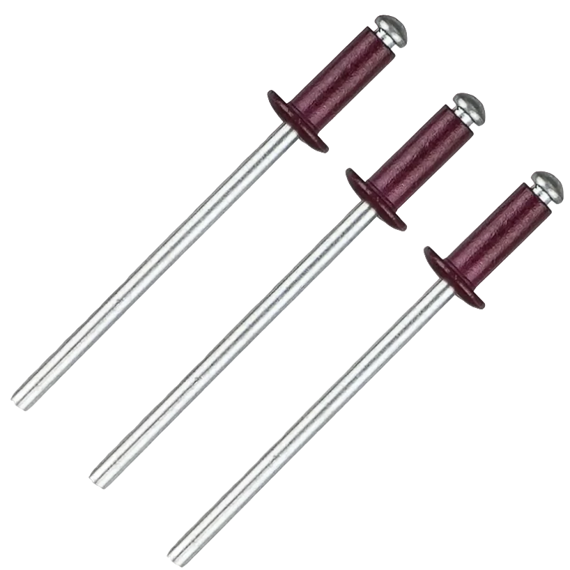 Заклёпка вытяжная "DAXMER", 3,2 х 8, RAL 3005 (КРАСНОЕ ВИНО)