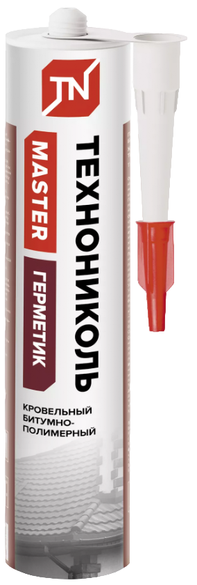 Герметик кровельный "ТЕХНОНИКОЛЬ" (битумно - полимерный), цвет чёрный, 310 мл. 