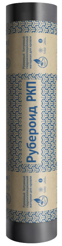 БРМ Рубероид РКП (ТУ) - 350, вес 1,6 кг/м2, 1 м. х 15 пог.м. - 15 м2 в рулоне (42 рул. в поддоне)