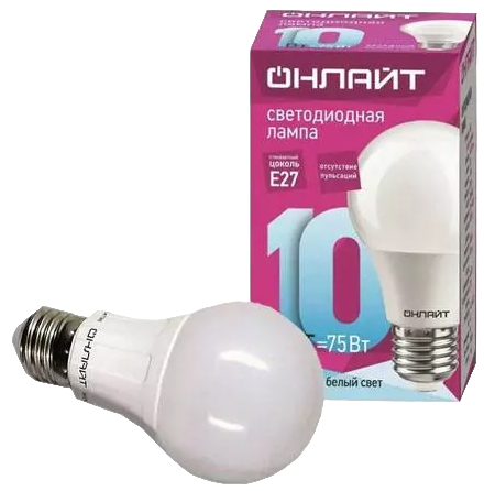 Лампасветодиодная LED 10вт E27 белый
PROMO