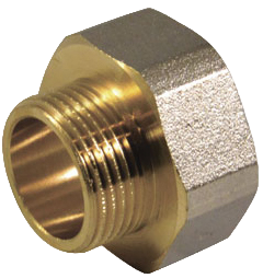 ПЕРЕХОДНИК ВНУТР/НАРУЖ 3/4" Х 1/2" (ЛАТУНЬ)  (10/200) "СТМ"