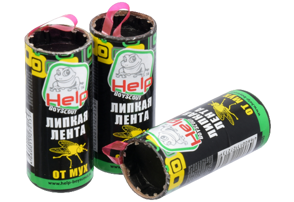 СРЕДСТВО ОТ МУХ ЛИПКАЯ ЛЕНТА "HELP"