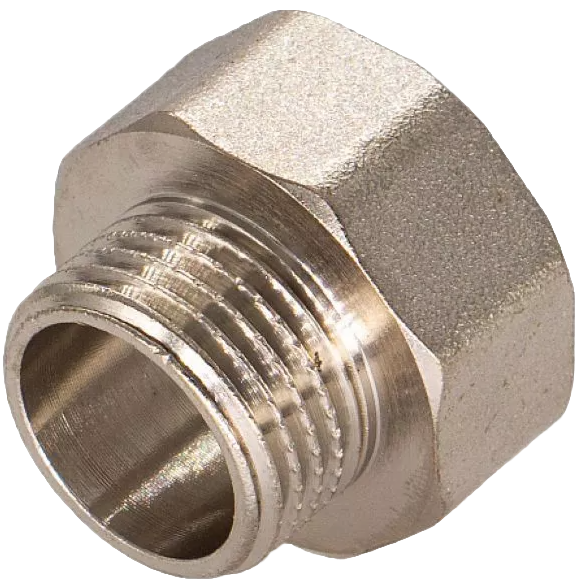 ПЕРЕХОДНИК ВНУТР/НАРУЖ 1/2" Х 3/8" (ЛАТУНЬ)  (10/300) "СТМ"