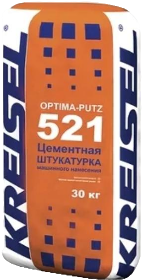 KREISEL 521 Цементная штукатурка OPTIMA-PUTZ, 30 кг., 2 м2 при 1 см. (42)